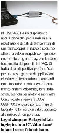 Acquisizione dati USB a basso costo