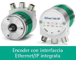 Encoder con interfaccia Ethernet/IP integrata