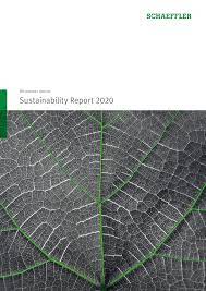 Schaeffler Sustainability Report 2020