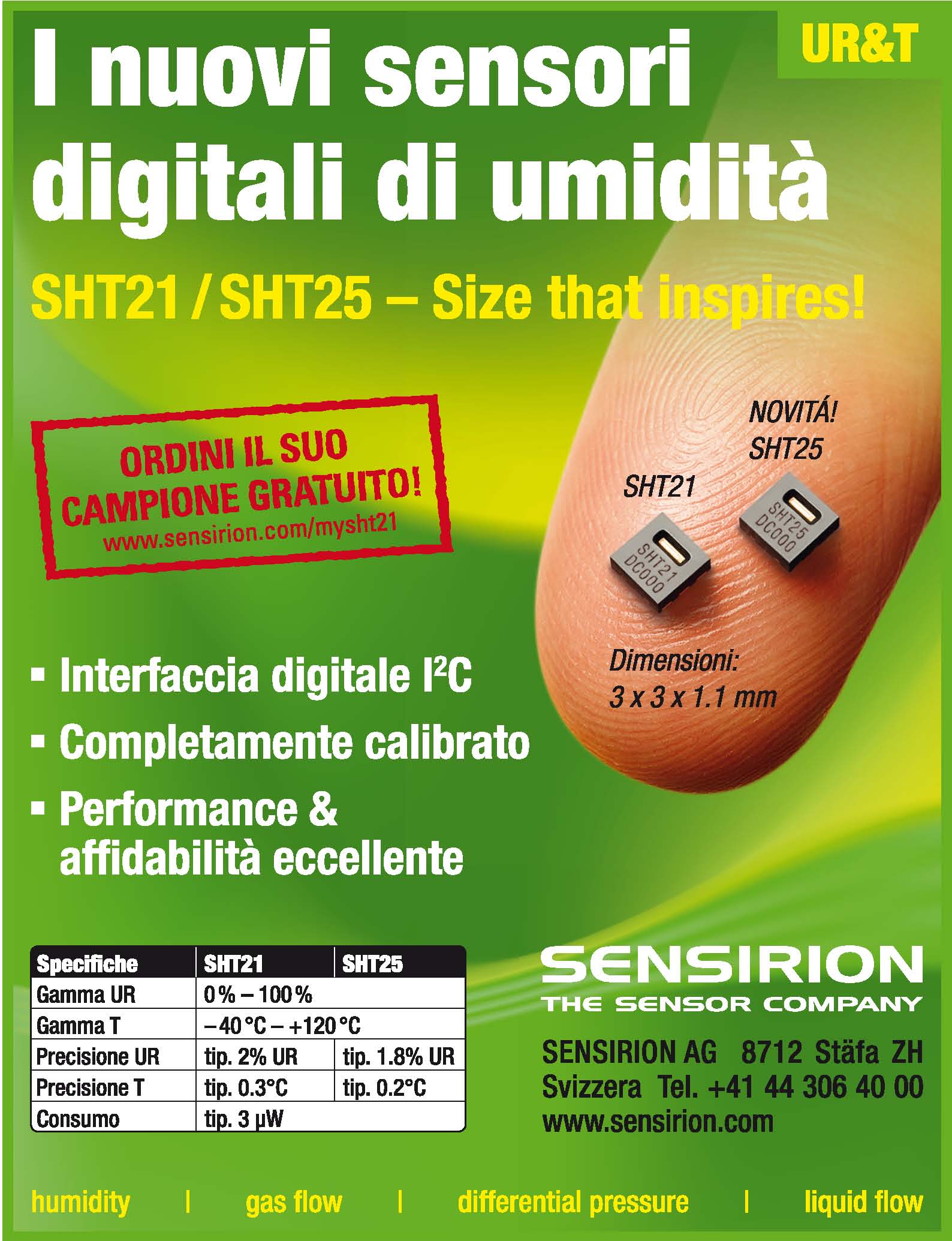 SENSORE LORAWAN DI TEMPERATURA E UMIDITÀ