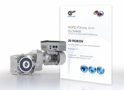 La filiale slovacca di NORD DRIVESYSTEMS compie 20 anni