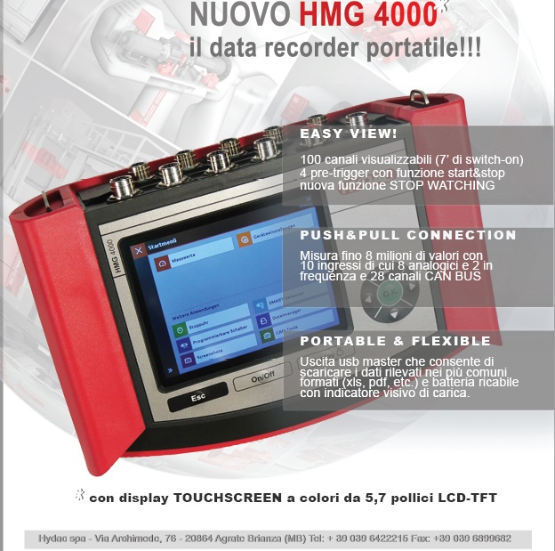 Data recorder portatile