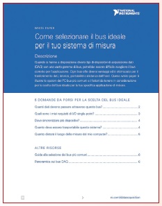 Come selezionare il bus ideale