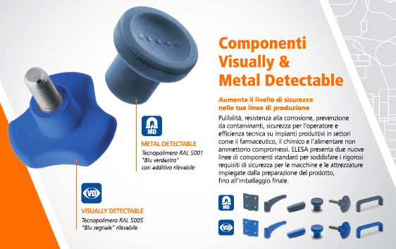Componenti Visually & Metal Detectable