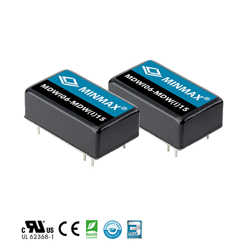 Convertitori CC-CC isolati da 6-15 W di dimensioni ultracompatte