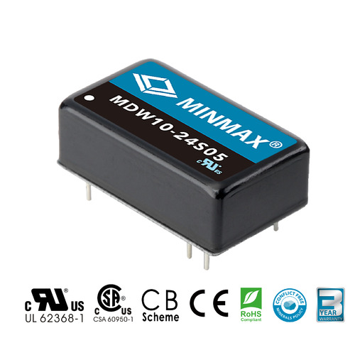 Convertitori CC-CC isolati da 10 W in piccolo contenitore DIP-16