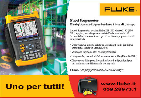 Scopemeter per testare i bus di campo