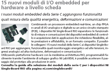 Moduli di I/O embedded per hardware