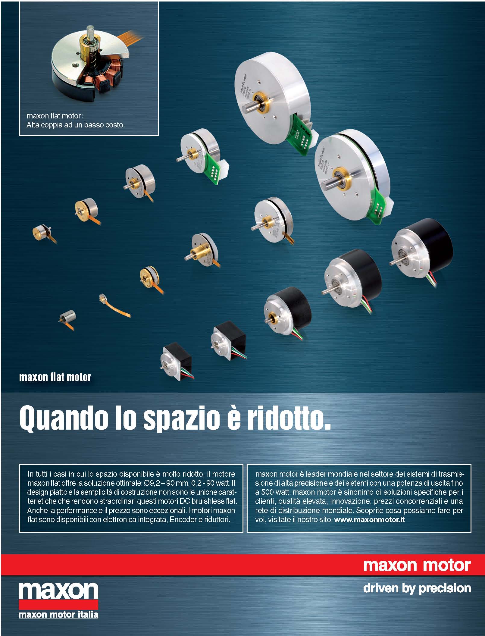 Motore Flat Per Spazio Ridotto - Foto 4