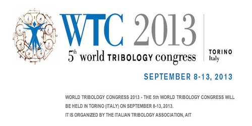 SKF parteciperà al World Tribology Congress 2013 di Torino