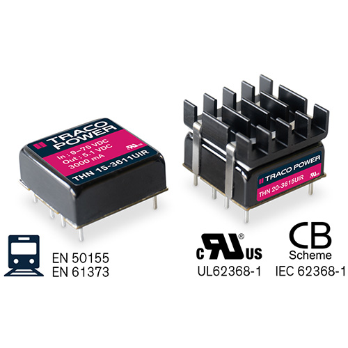 Convertitori CC/CC da 15 e 20 watt