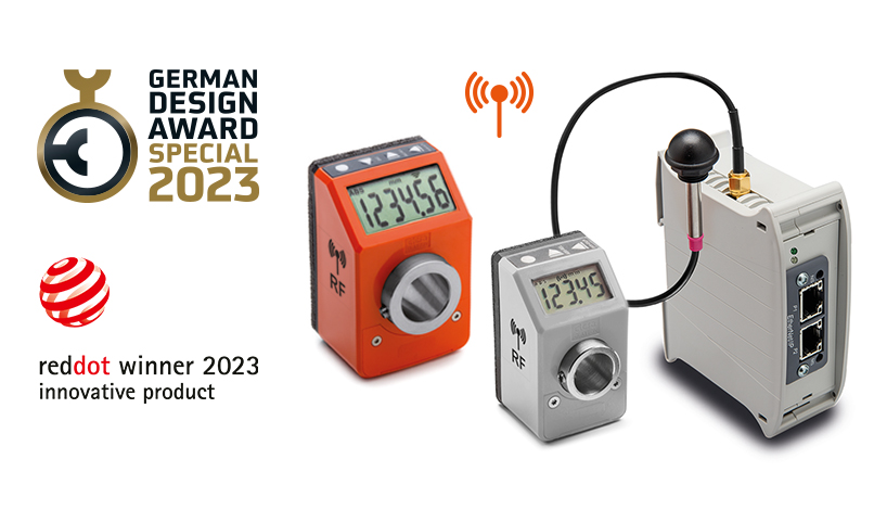 ELESA raddoppia! La giuria del Red Dot Design Award 2023 premia il sistema di indicatori di posizione elettronici con trasmissione dati mediante radiofrequenza