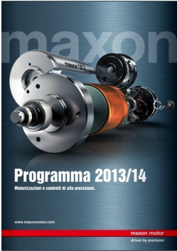 Il nuovo catalogo italiano maxon motor è scaricabile online